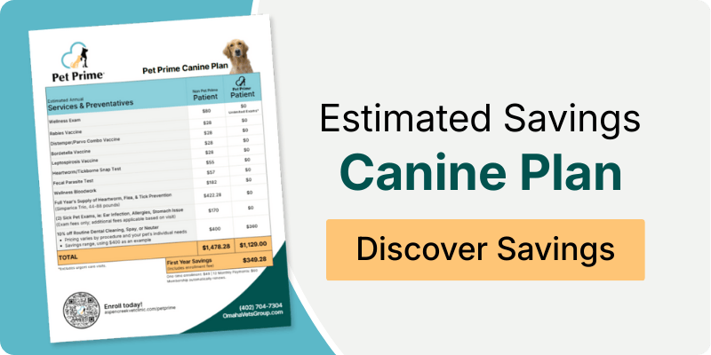 Compare the Savings - Canine Wellness Plan